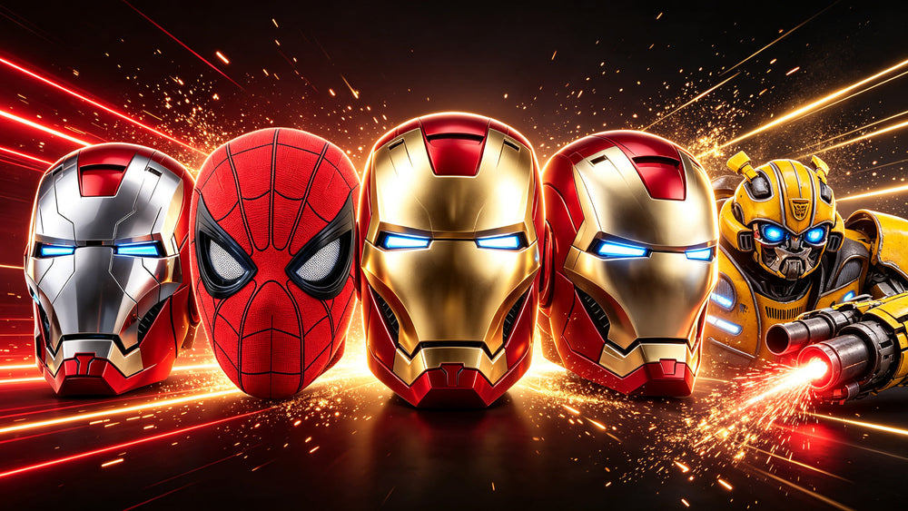 Top 5 Wearable Superhero Helmets for Halloween Cosplay & Boys Gifts 2026 - Iron Man MK5, MK17, MK50, Spider-Man Mask, Bumblebee Helmet