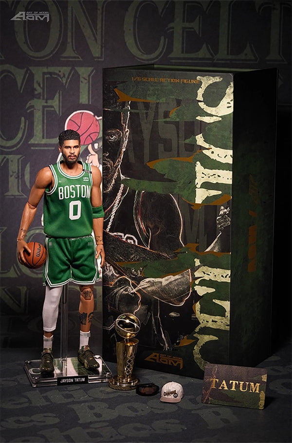 Aom 1/6 Twin Stars Boston Celtics Jayson Tatum | Jaylen Brown Championship Collection action figure | Face painted by the designer