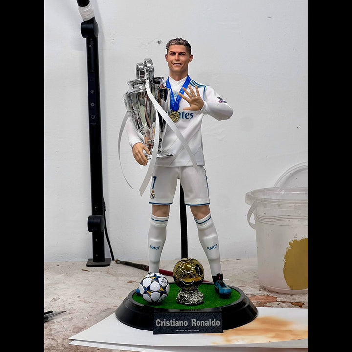 Soccor Toy 1/6 Real Madrid Cristiano Ronaldo Wax Figure action Figure