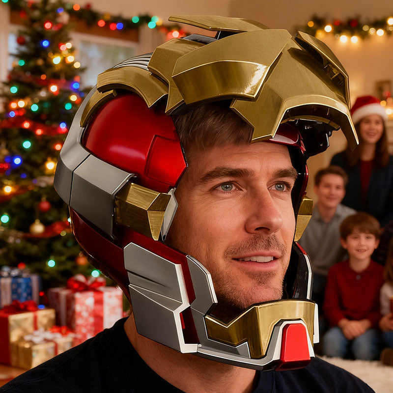 US | 2026 MK17 Life-Size Wearable 1/1 ironman Helmet Mask