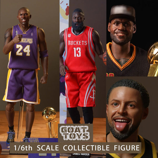 nba wax figure-level star | hyper-realistic basketball star action figure | curry | kobe | lebron james | rose | kyrie irving