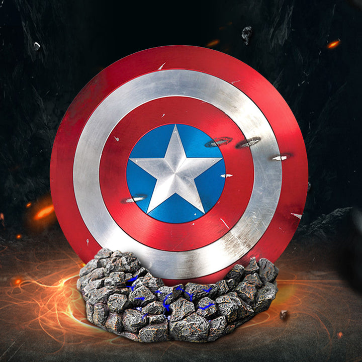 Full Size | Captain America shield metal | Single-layer aluminum alloy original color | Falcon shield
