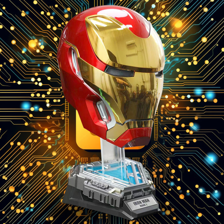 Mechahead Friday Iron Man Mk50 Helmet 1/1 Wearable COS Remote Touch Vo – hammer62 Mechahead Friday Iron Man Mk50 Helmet 1/1 Wearable COS Remote Touch Vo – hammer62