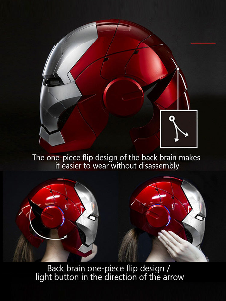 back of iron man helmet Disney Genuine | Mk7 ironman helmet | English voice control