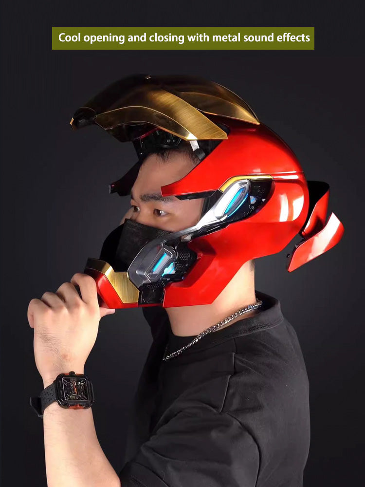 US | Mechahead realistic MK5 MK50 MK17 IronMan helmet Mask | English Voice Control | 1: 1 Real Person Wearable