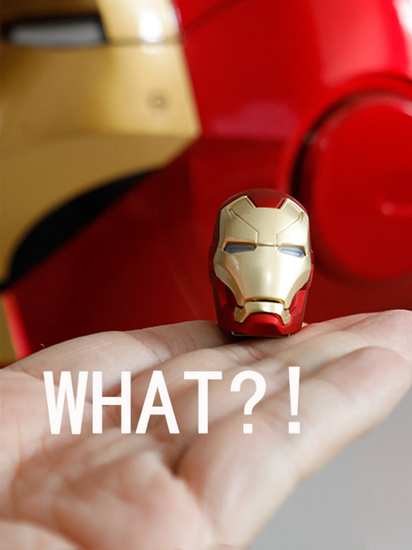 Original Iron Man Highspeed-Flash-Speicher | Helm lässt sich öffnen | Augen leuchten 