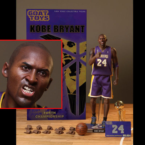 nba wax figure-level star |  1/6 Kobe Bryant Fourth Championship Action Figure