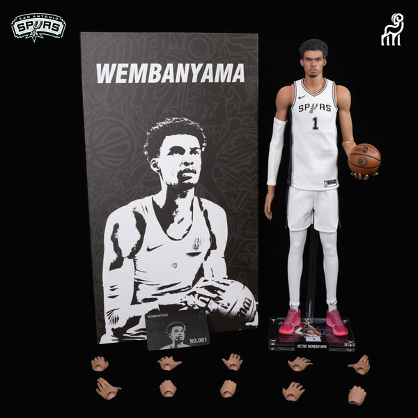 nba wax figure-level star | 1/6  San Antonio Spurs Victor Wembanyama action Figure Set