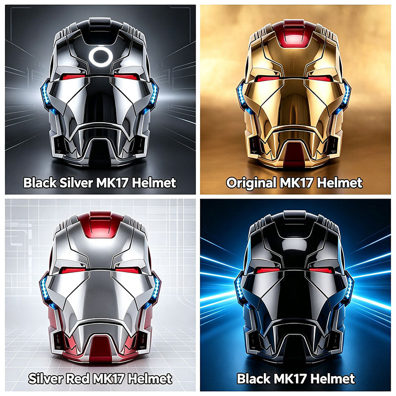 Wearable Iron Man MK17 Helmet – Voice Control | Gift for Son