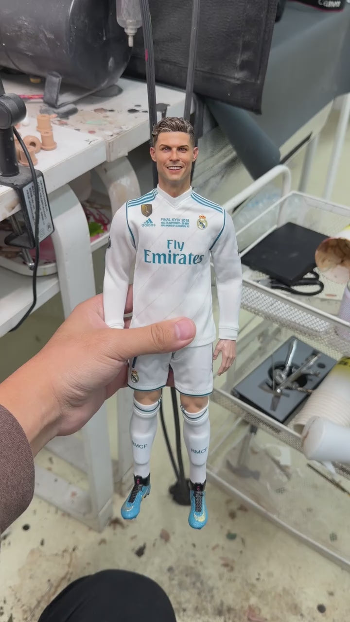 1/6 Real Madrid Cristiano Ronaldo Wax Figure action Figure