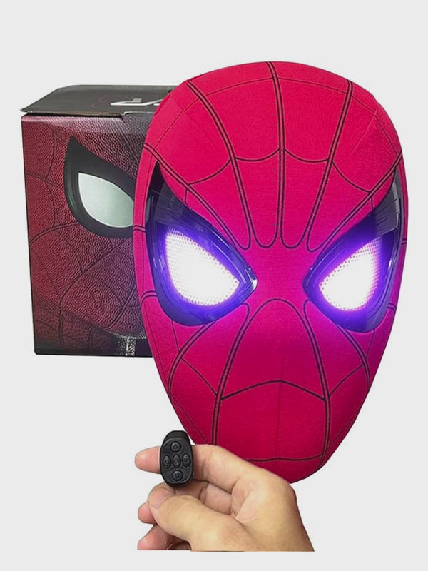 Us Stock |  Spider Mask Red, Ring-shaped | Remote Control | Eye Size Adjustment