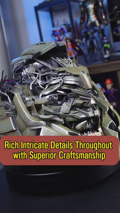 killerbody | TRANSFORMERS Megatron Wearable Helmet  | English Voice Control | voice changer | 1:1 Life-Size Wearable Model Toy