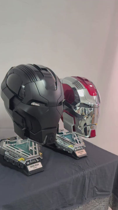 2026 | Upgraded MK5 Iron Man Helmet Toy - Premium 1:1 Wearable Voice-Controlled Transforming Mask, Coolest Gift for Boys & Grandsons