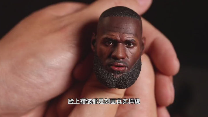 nba wax figure-level star | 1/6 Lakers LeBron James Action Figure