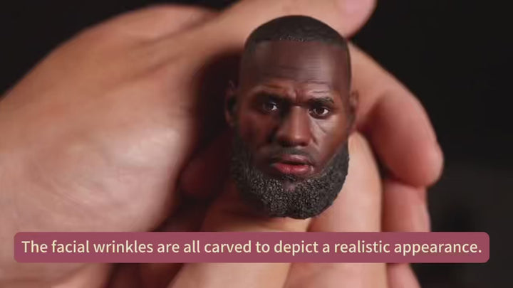 nba wax figure-level star | 1/6 Lakers LeBron James Action Figure