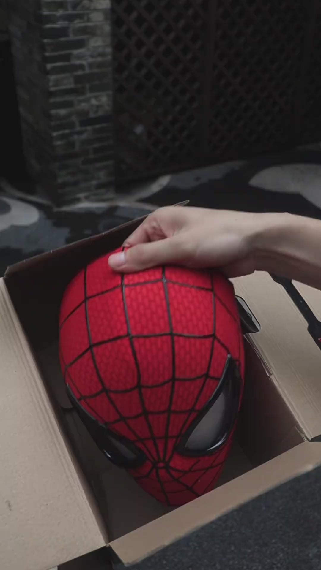 Delivered in 7-14 days | Multiverse SpiderMan Helmet mask | Real